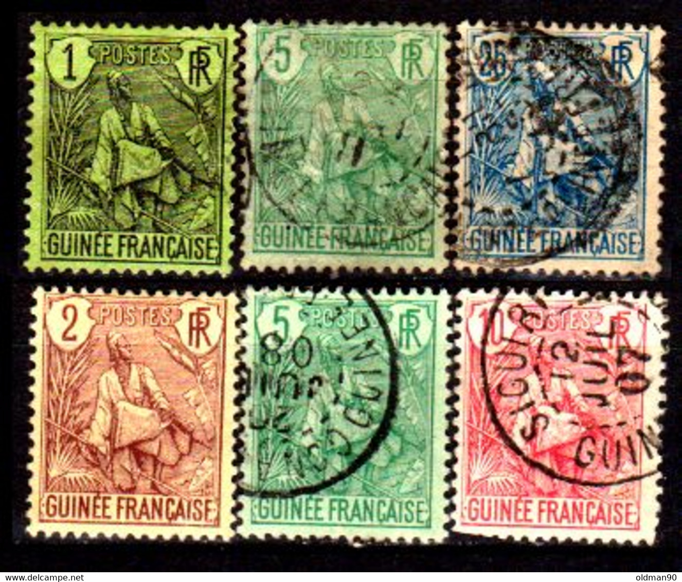 8) French Guinea: Stamps Issued By 1904 (+/o) LH/Used-Quality And Price In Your Opinion. - Autres & Non Classés