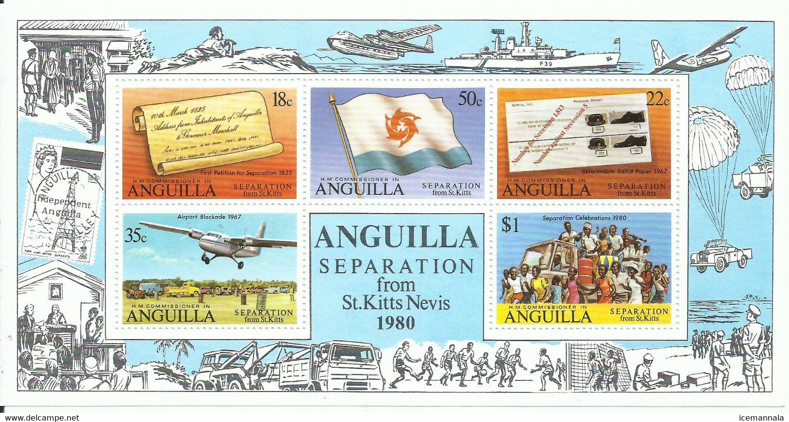 ANGUILA  YVERT  H/B  35   MNH  ** - Anguilla (1968-...)