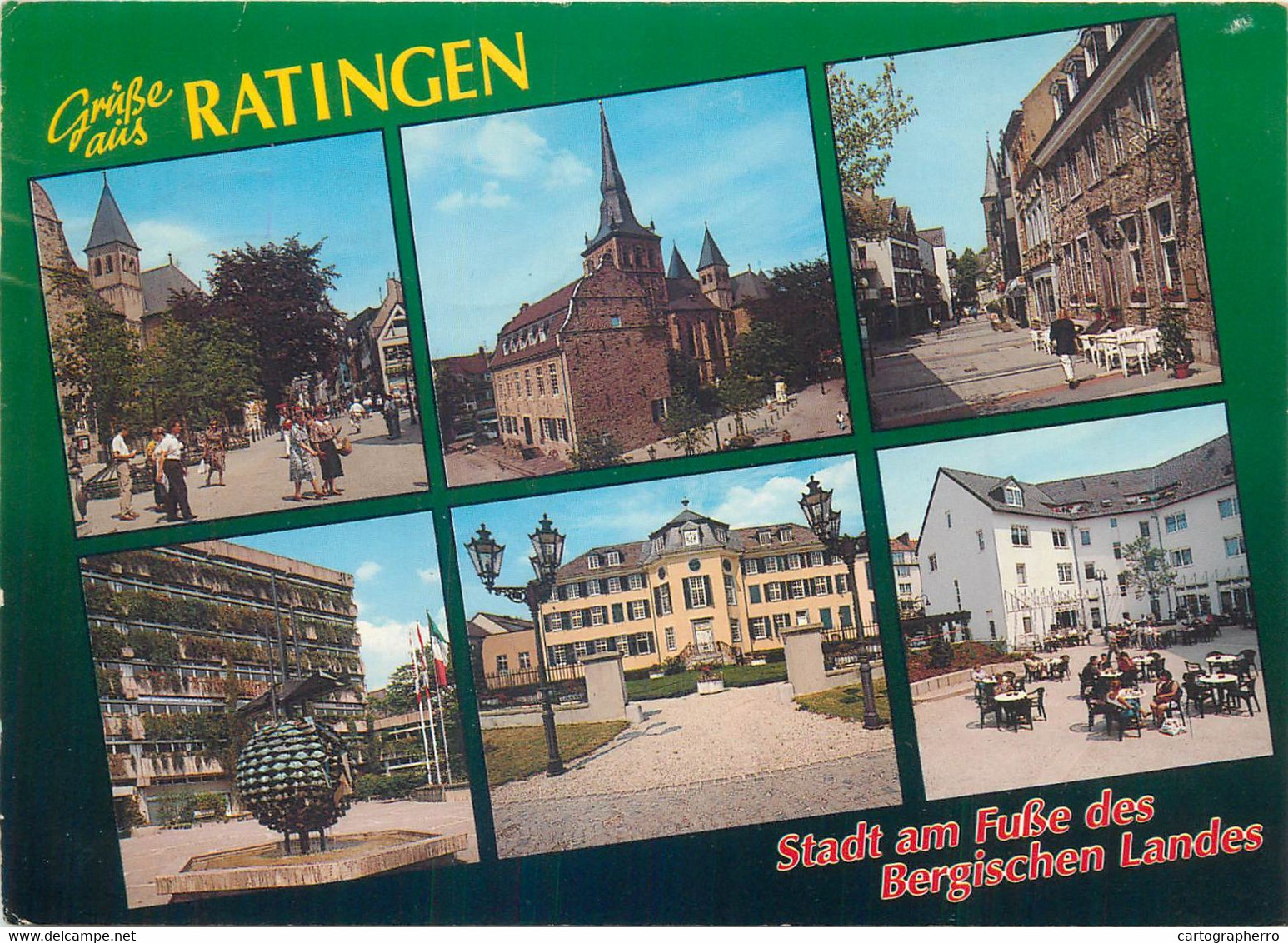 Postcard Germany Ratingen Multi View - Ratingen