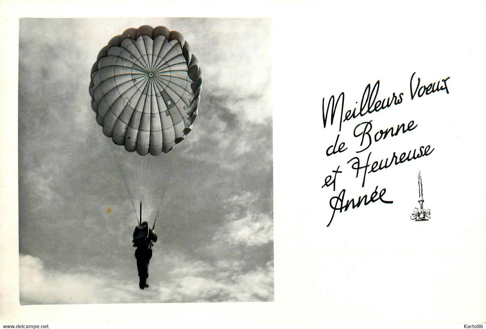 Parachutisme * Carte Photo * Aviation Parachutiste - Parachutespringen