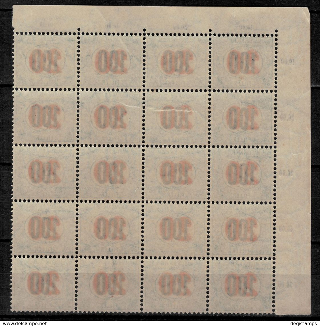 Hungary 1915 ☀ Postage Due, 20f /100f, Issues Of The Republic ☀ MNH (**) - Nuevos