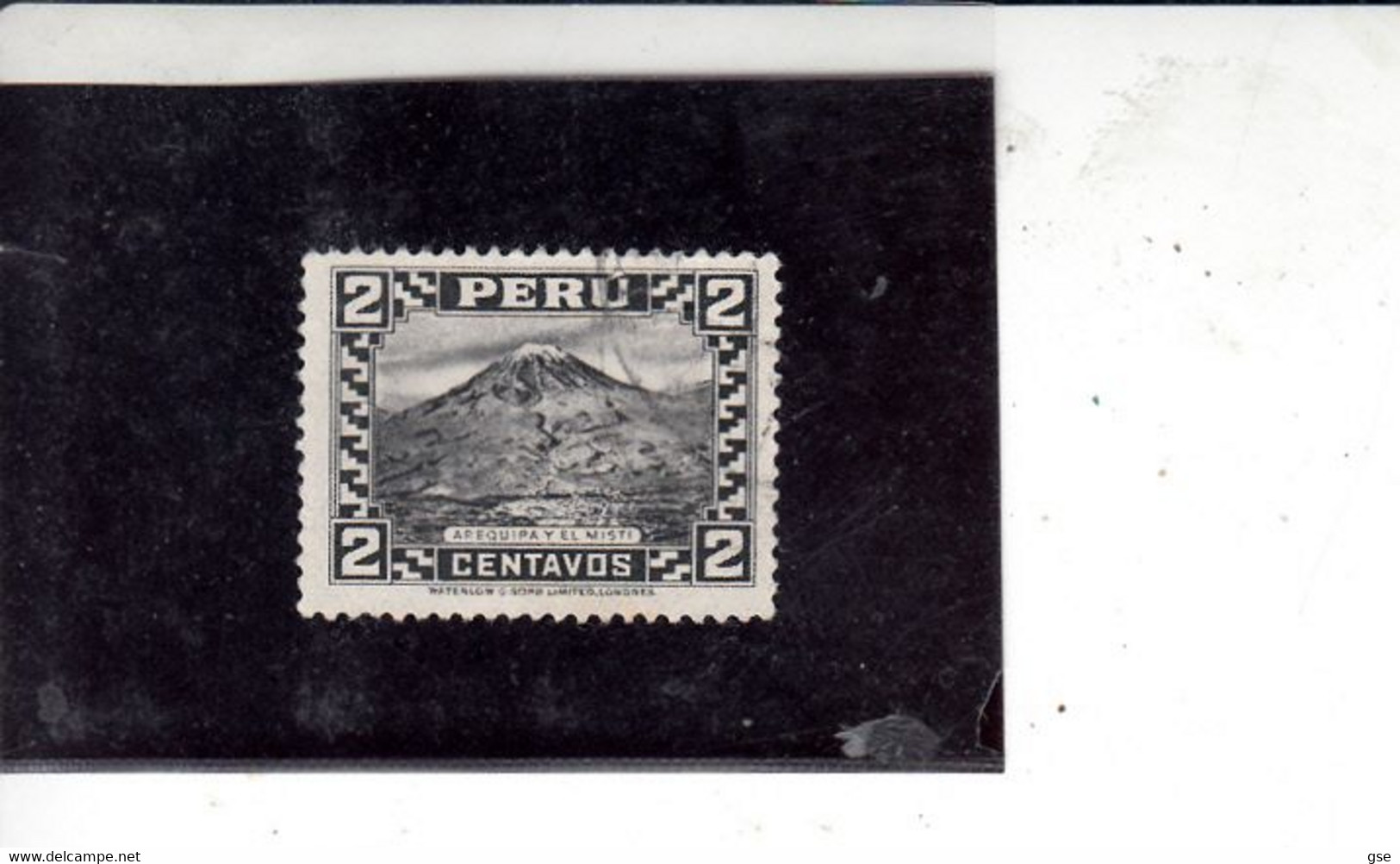 PERU  1932-5 - Yvert  280° - Vulcano - Costituzione - Perú