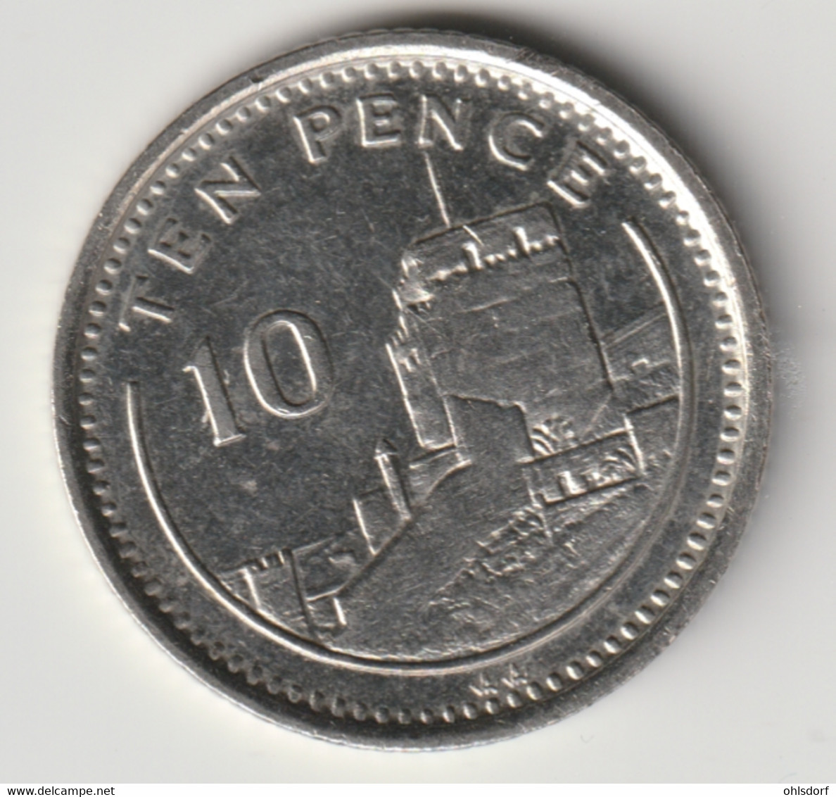 GIBRALTAR 1993: 10 Pence, KM 23.2 - Gibraltar