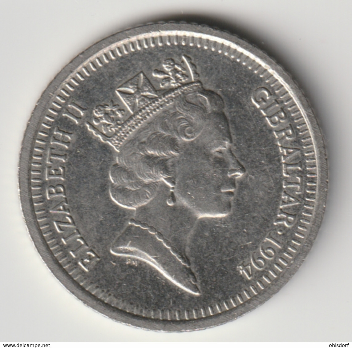 GIBRALTAR 1993: 10 Pence, KM 23.2 - Gibraltar