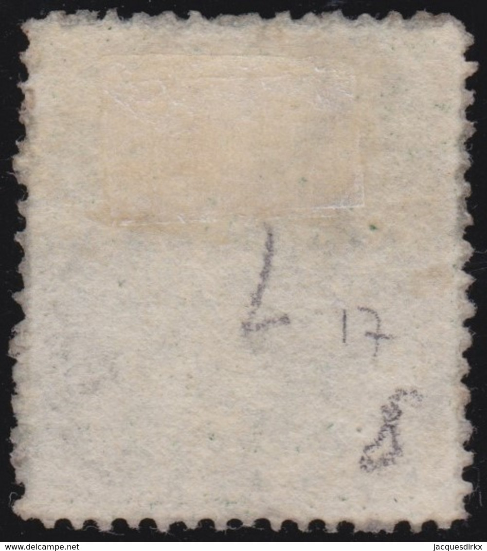 Basbados  .    SG   .  17  (2 Scans)    .   No Wmk  .  1861     .     (*)     .   Without Gum - Barbados (...-1966)