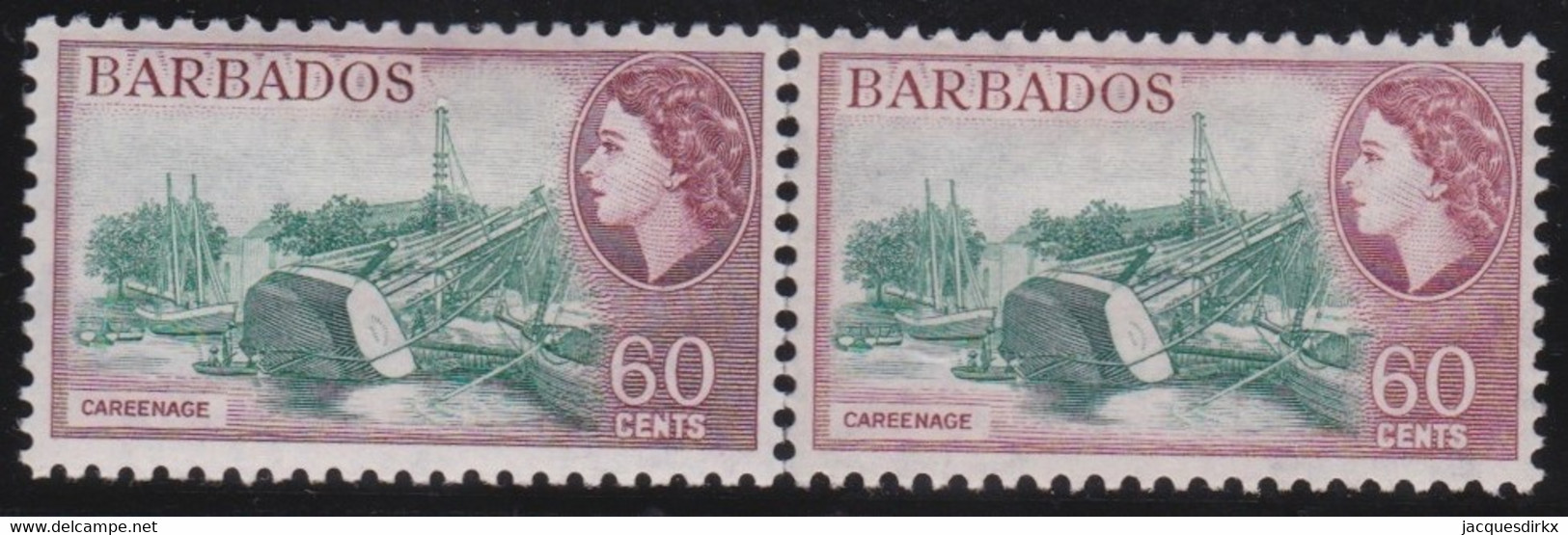 Barbados  .   SG    .     299 + A  (2 Scans)   .       *      .    Mint-hinged - Barbades (...-1966)