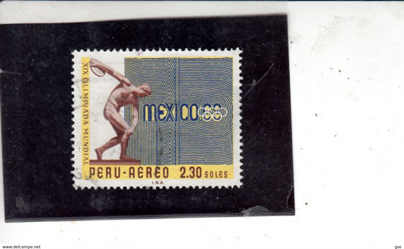 PERU  1968 - Yvert  A 227° - Olimpiade - Peru