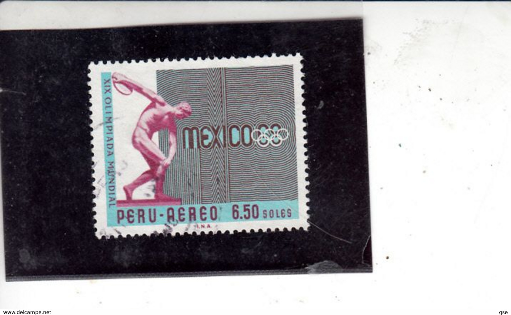 PERU  1968 - Yvert  A 230° - Olimpiade - Peru