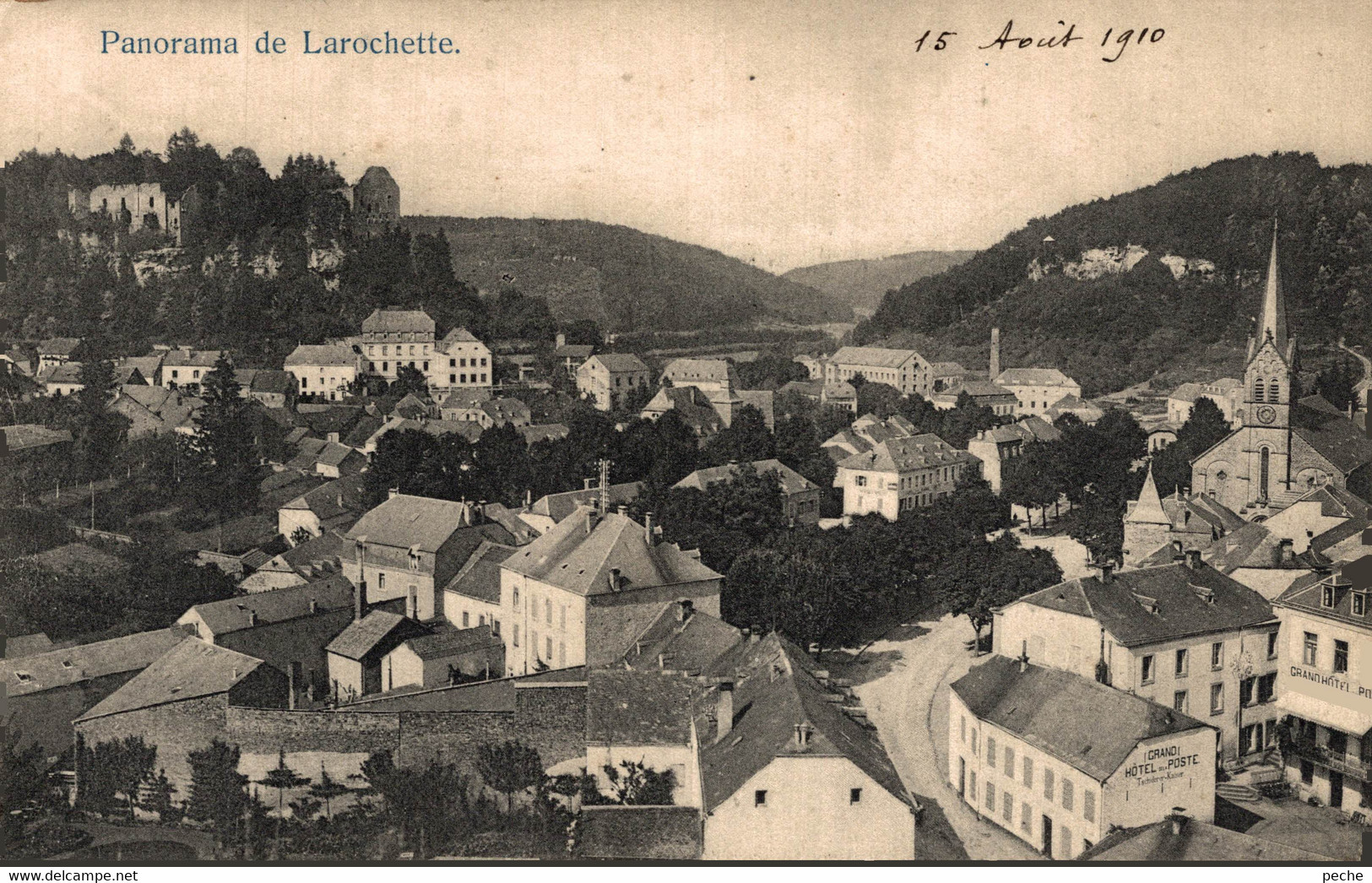 N°101361 -cpa Panorama De Larochette - Larochette