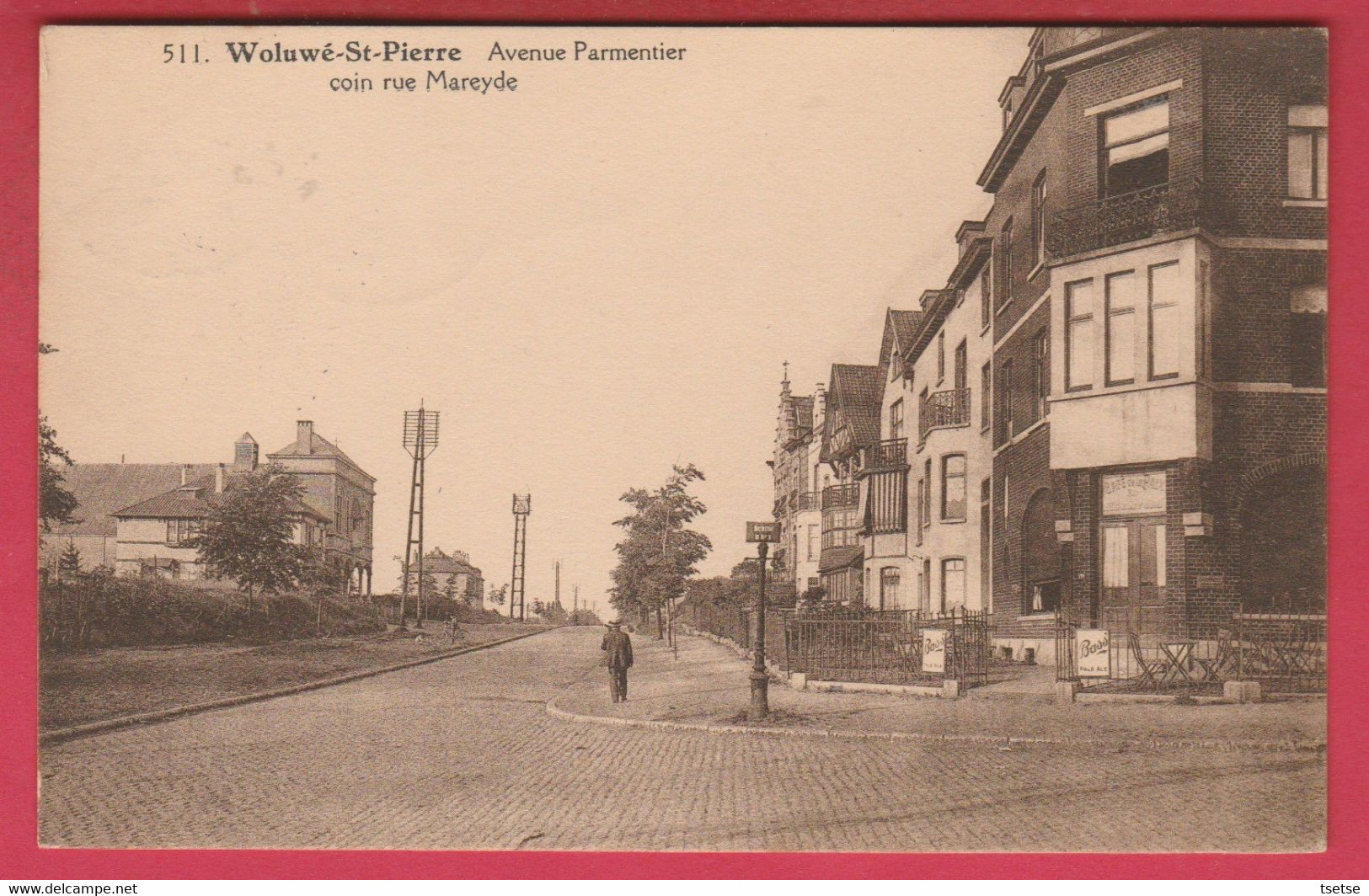 Woluwé-St-Pierre - Avenue Parmentier , Coin Rue Mareyde - 1927 ( Voir Verso ) - Woluwe-St-Pierre - St-Pieters-Woluwe