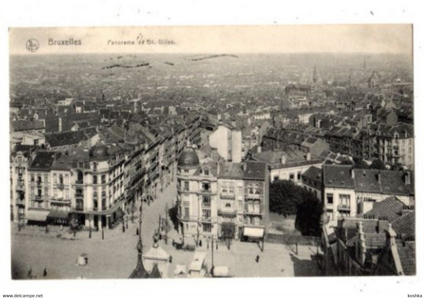 BRUXELLES - Brussel - Panorama De St Gilles - 1914 - Nels Série 1 No 66 - Forêts, Parcs, Jardins