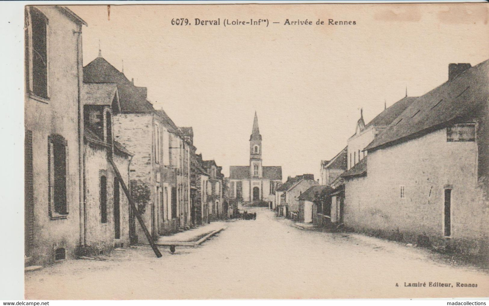Derval (44 - Loire Atlantique) Arrivée De Rennes - Derval