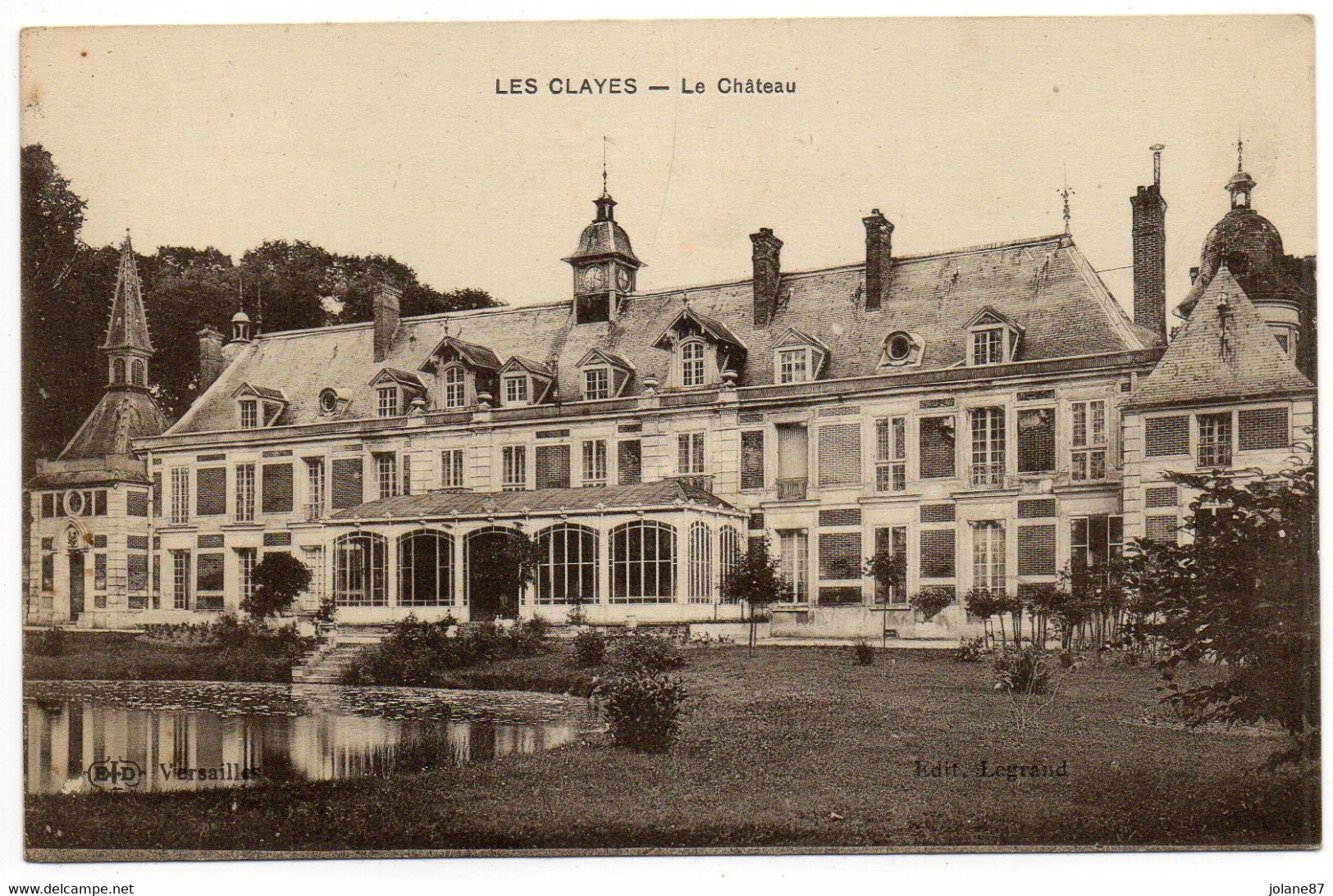 CPA   78    LES CLAYES    -     LE CHATEAU - Les Clayes Sous Bois