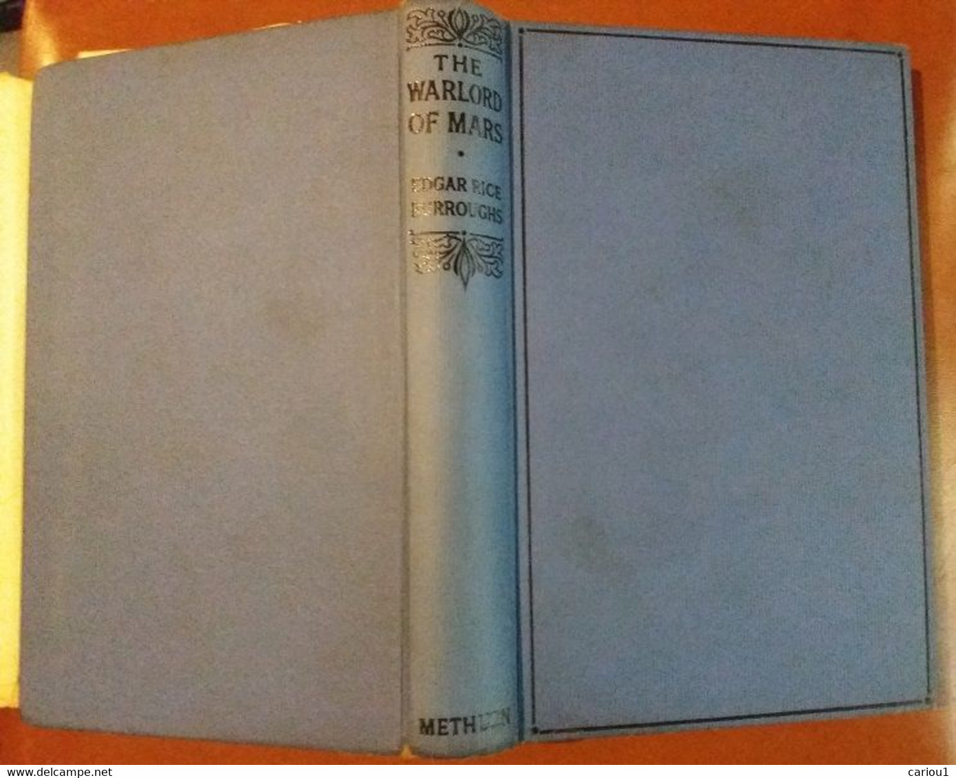 C1 Edgar Rice Burroughs THE WARLORD OF MARS Methuen 1935 JAQUETTE Dust Jacket PORT INCLUS France - SF-Romane Vor 1950