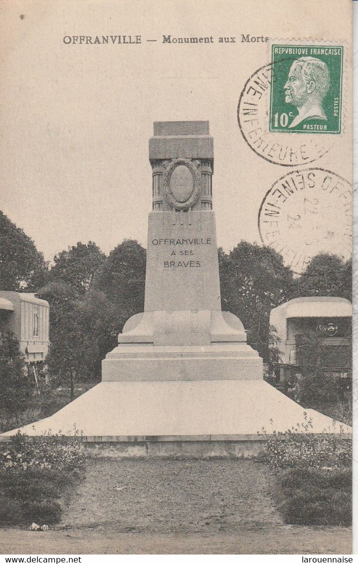 76 - OFFRANVILLE - Monument Aux Morts - Offranville