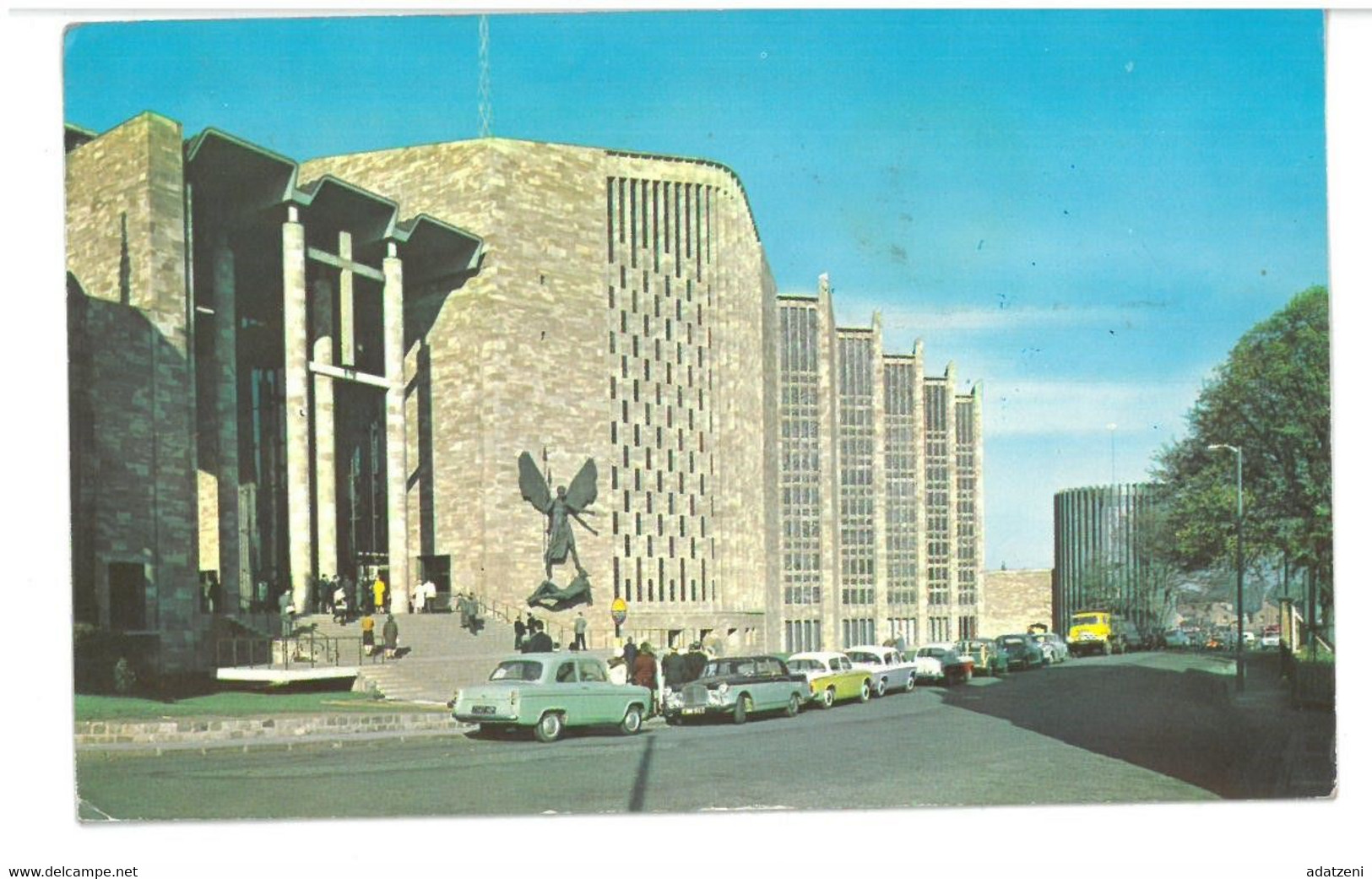 BR1723 Coventry The Cathedral Viaggiata 1970 Verso Roma - Coventry