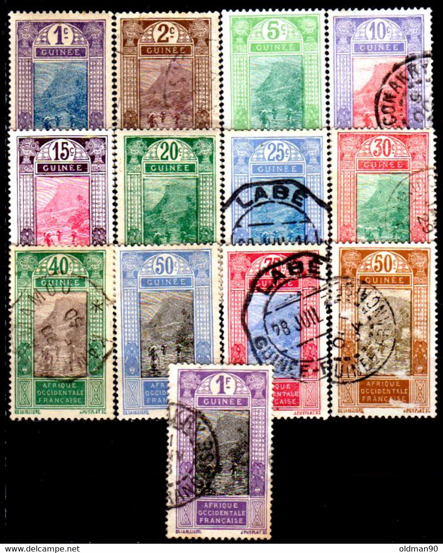 16) French Guinea: Stamps Issued By 1913 (+/sg/o) Hinged/NG/Used-Quality And Price In Your Opinion. - Other & Unclassified