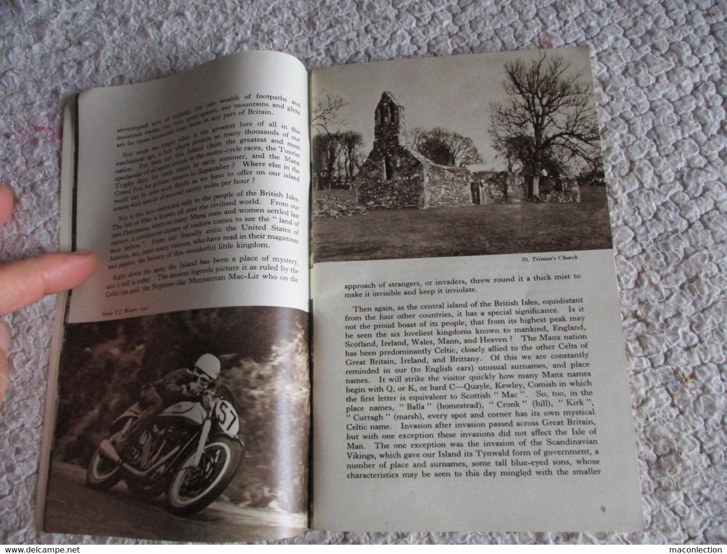 Ancien Livret Isle of Man 1951 96 pages Official Guide Book