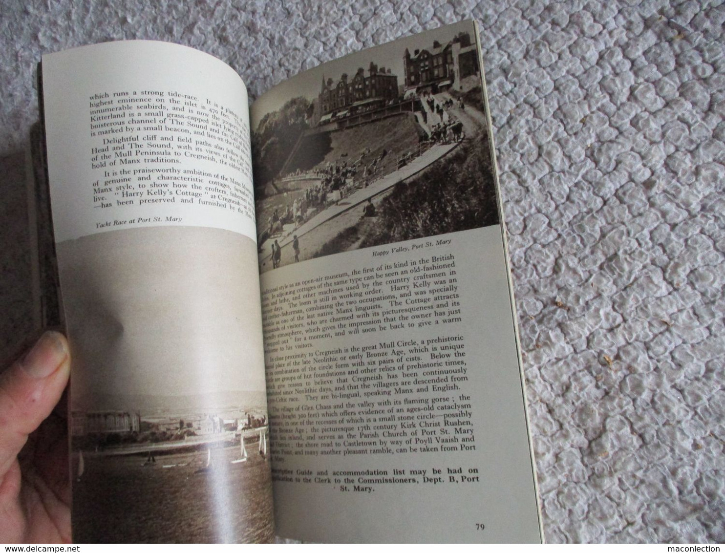 Ancien Livret Isle of Man 1951 96 pages Official Guide Book