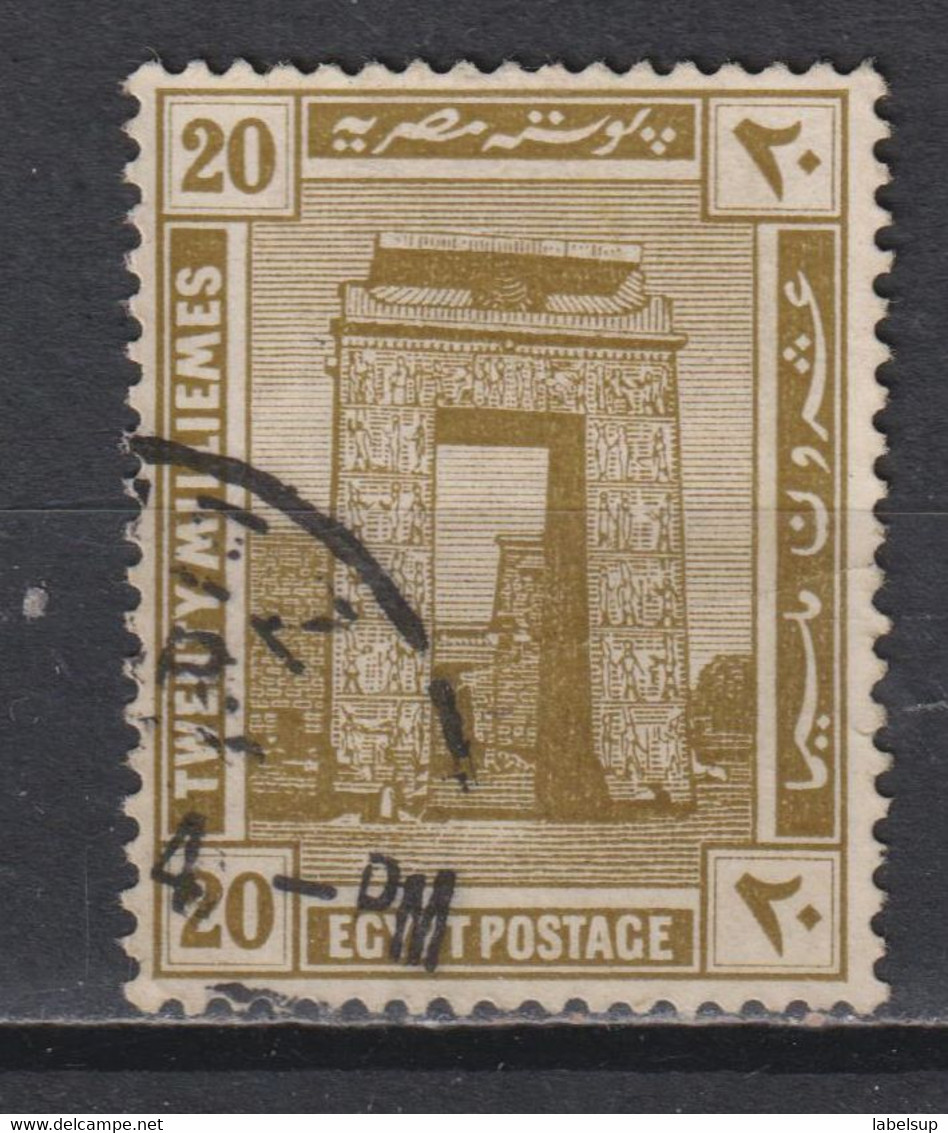 Timbre Oblitéré D'Egypte De 1921 N° 66 - 1915-1921 British Protectorate