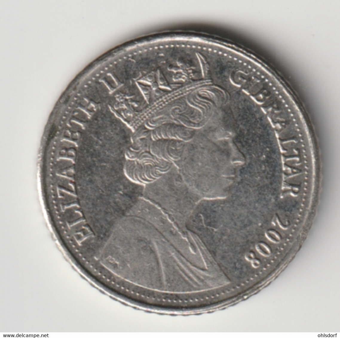 GIBRALTAR 2008: 5 Pence. KM 1081 - Gibraltar