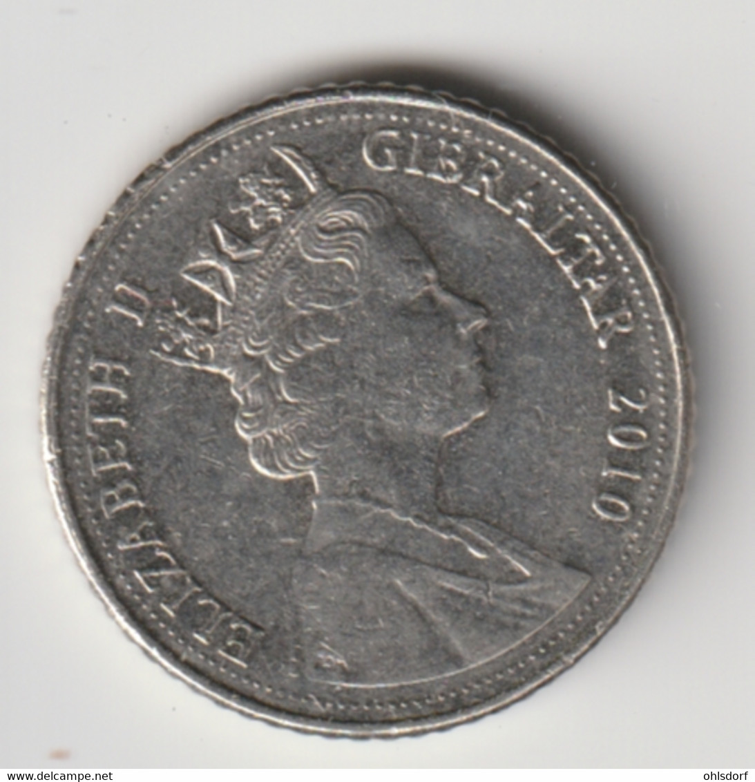 GIBRALTAR 2010: 5 Pence, KM 1207 - Gibraltar