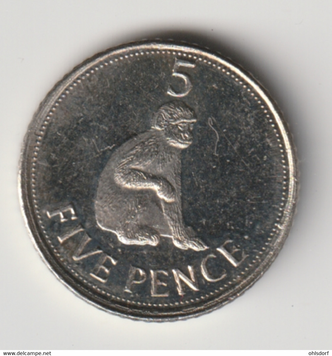 GIBRALTAR 2012: 5 Pence, KM 1101 - Gibraltar