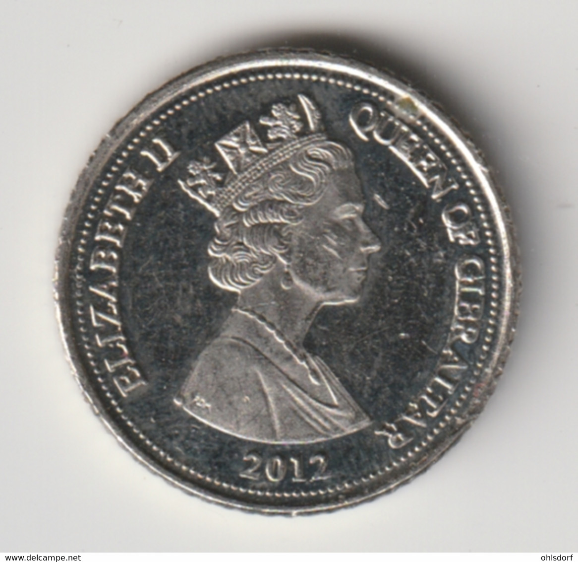 GIBRALTAR 2012: 5 Pence, KM 1101 - Gibraltar