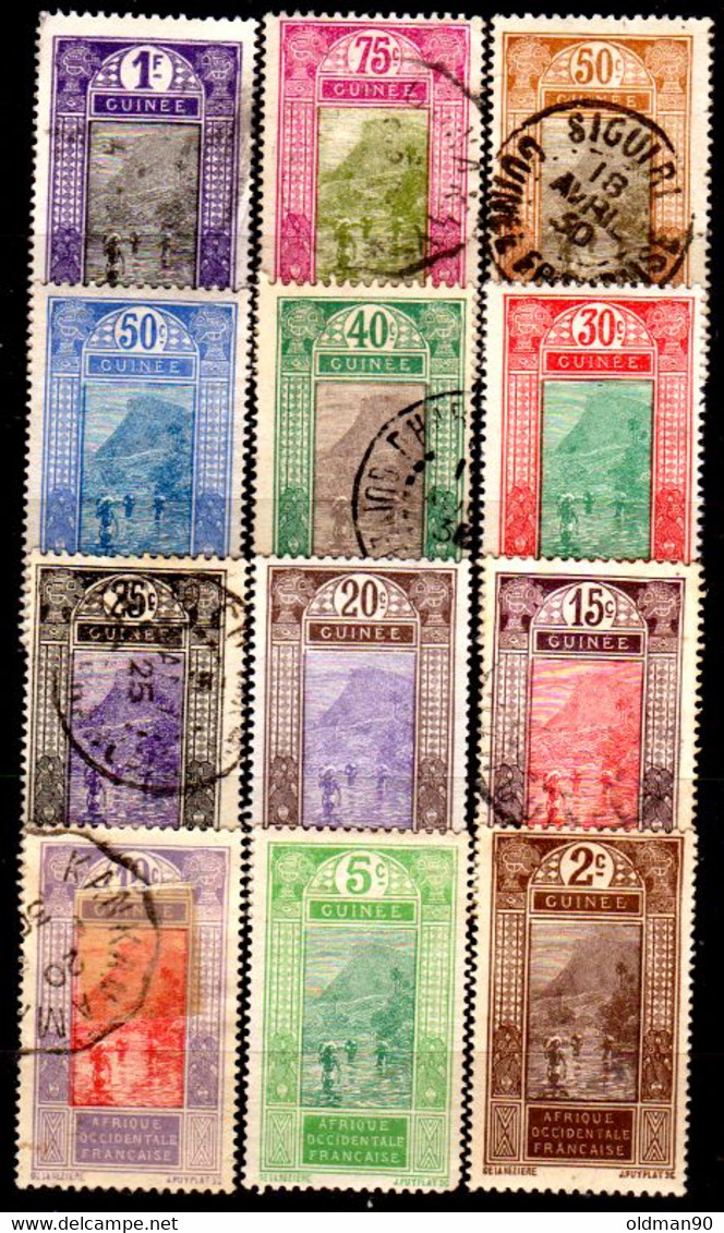 21) French Guinea: Stamps Issued By 1913 (+/sg/o) Hinged/NG/Used-Quality And Price In Your Opinion. - Otros & Sin Clasificación