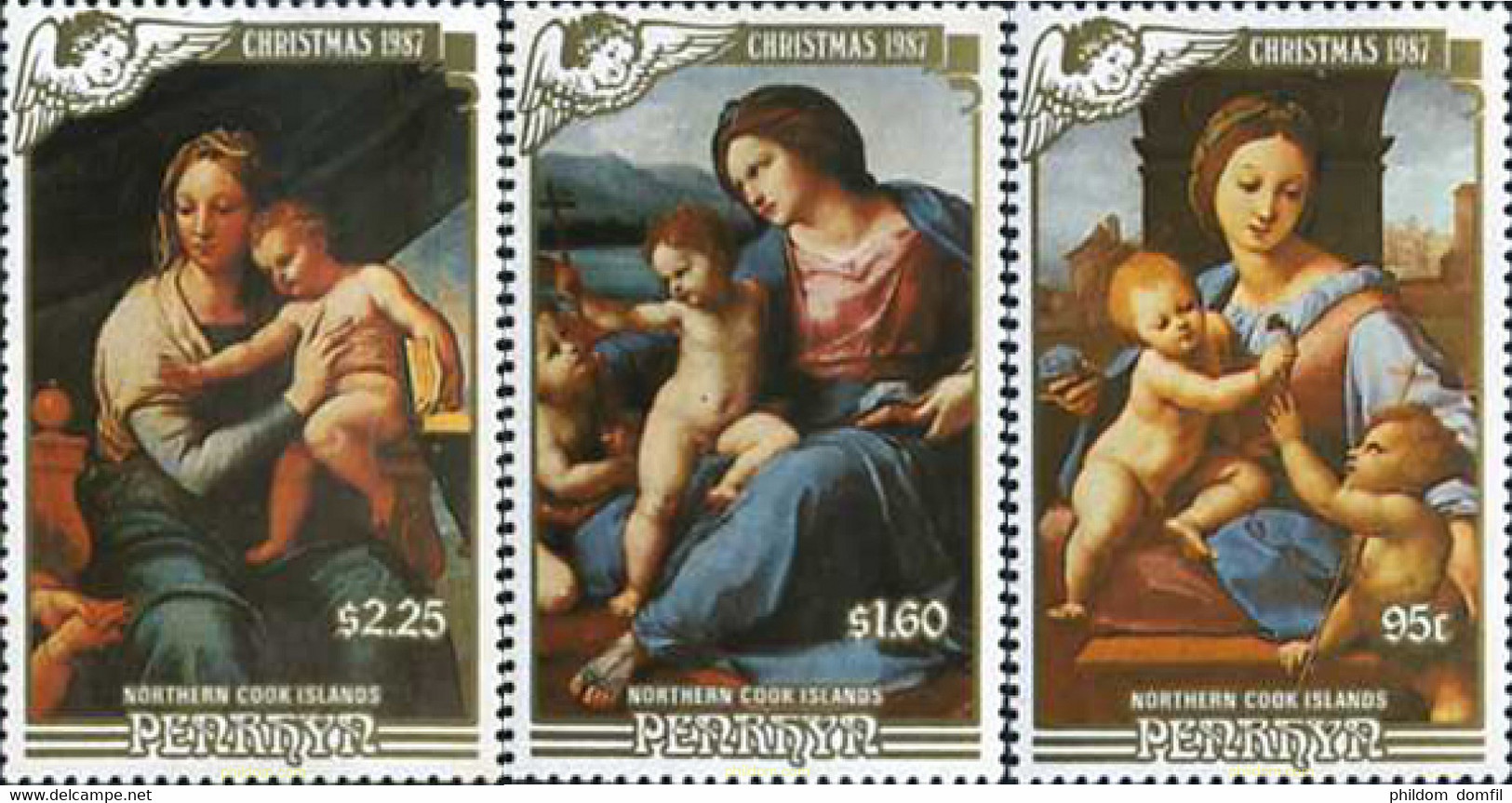 54933 MNH PENRHYN 1987 NAVIDAD - Penrhyn