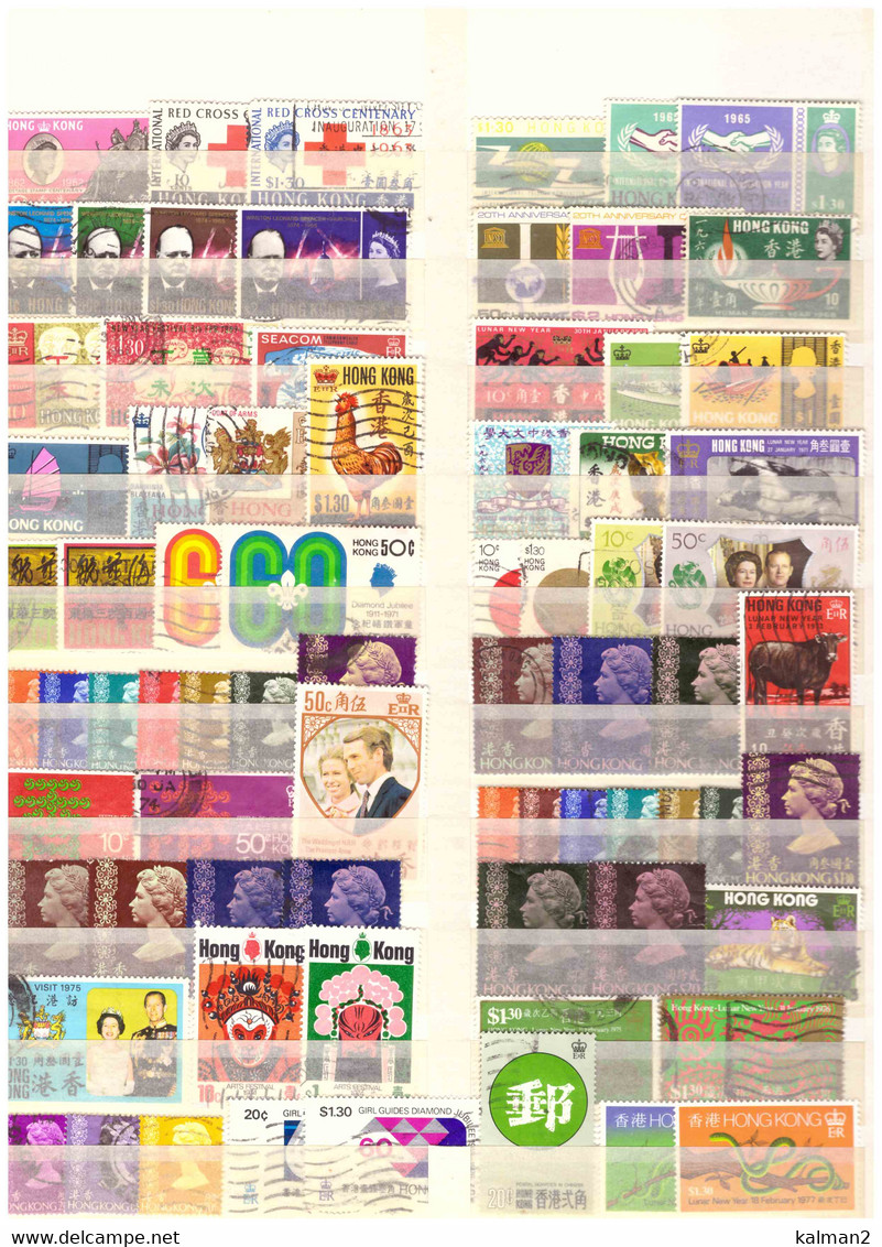 HONG KONG   /  INTERESSANTE LOTTO INIZIO COLLEZIONE PERIODO  1862*1996 - Lots & Serien