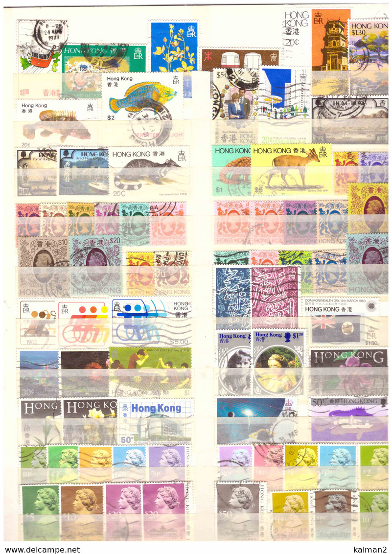 HONG KONG   /  INTERESSANTE LOTTO INIZIO COLLEZIONE PERIODO  1862*1996 - Collections, Lots & Series