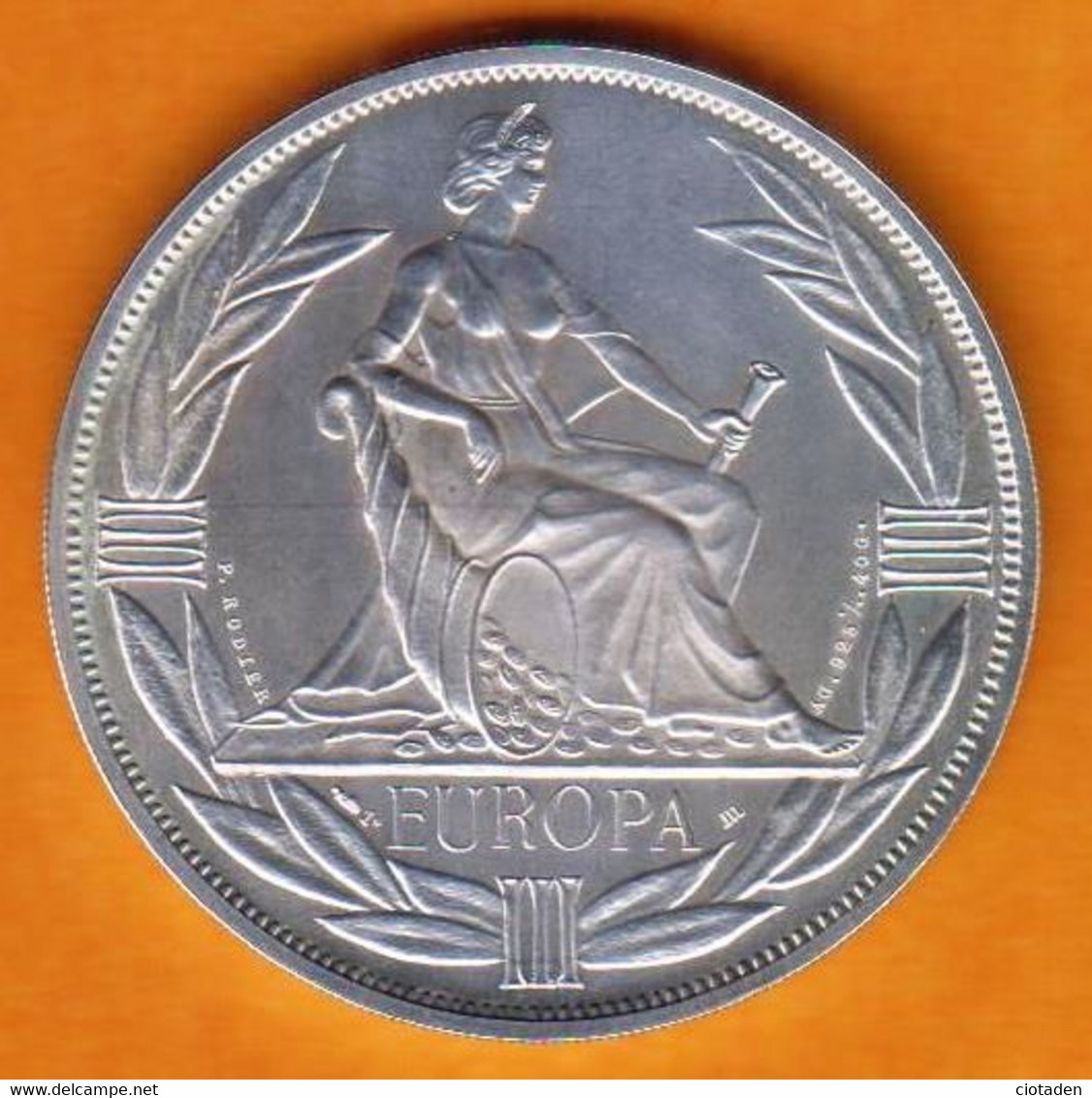 France - 1981 - ECU Europe - ARGENT - Altri & Non Classificati