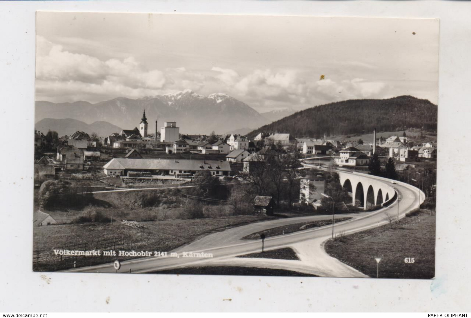 A 9100 VÖLKERMARKT, Ortsansicht Mit Hochobir - Völkermarkt