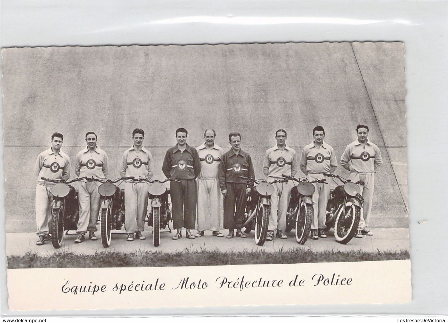 CPA - Sport MOTO - Equipe Spéciale Moto Préfecture De Police - Photo B De Toledo PARIS - Motociclismo
