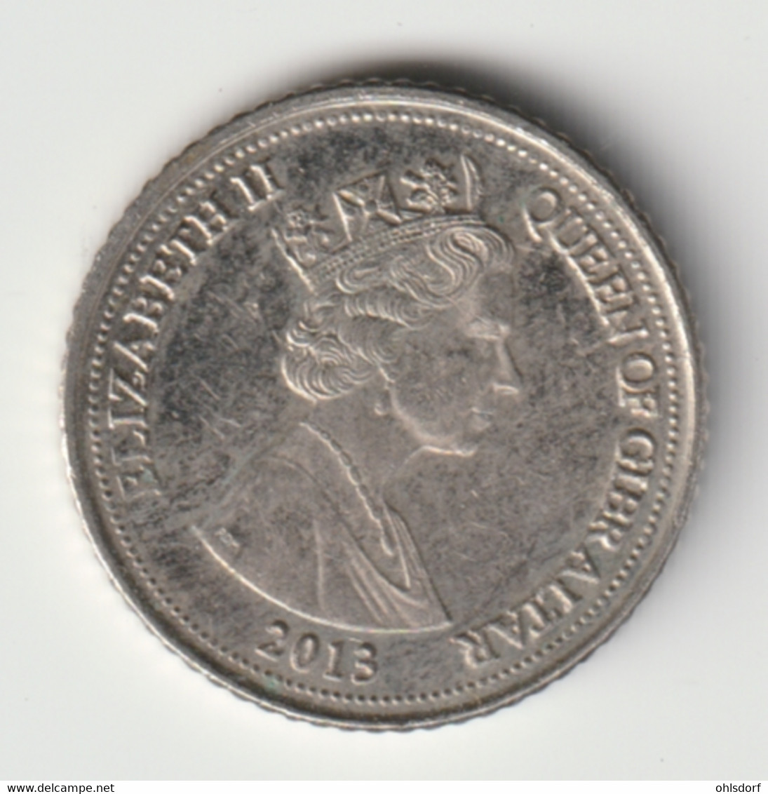 GIBRALTAR 2013: 5 Pence, KM 1101 - Gibilterra