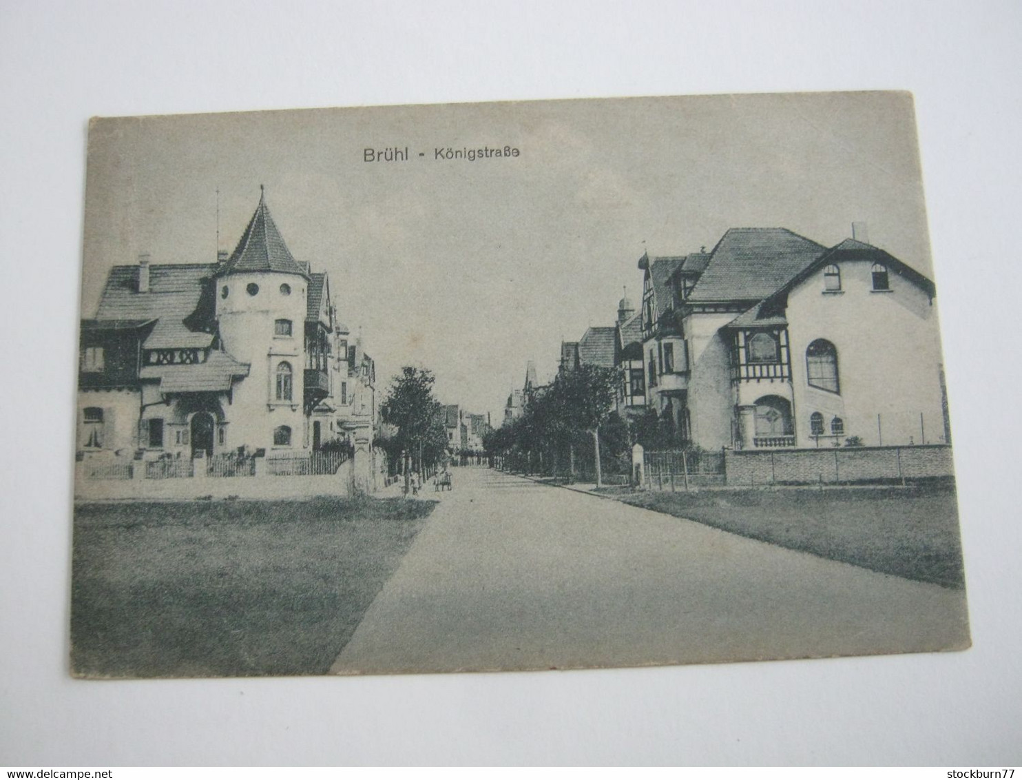 BRÜHL , Königstrasse   Schöne Karte Um 1920 ,    Siehe  2 Abbildungen - Bruehl