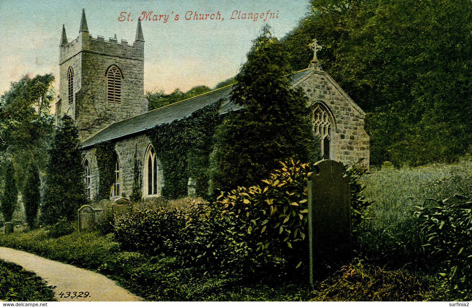ANGLESEY - LLANGEFNI - ST MARY'S CHURCH 1909 Ang154 - Anglesey