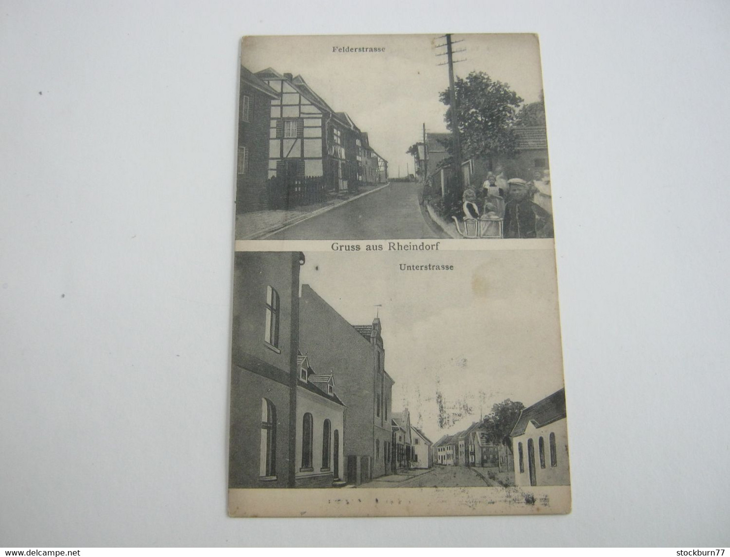 LEVERKUSEN   ,   RHEINDORF , Strassen   Schöne Karte Um 1921 ,    Siehe  2 Abbildungen - Leverkusen