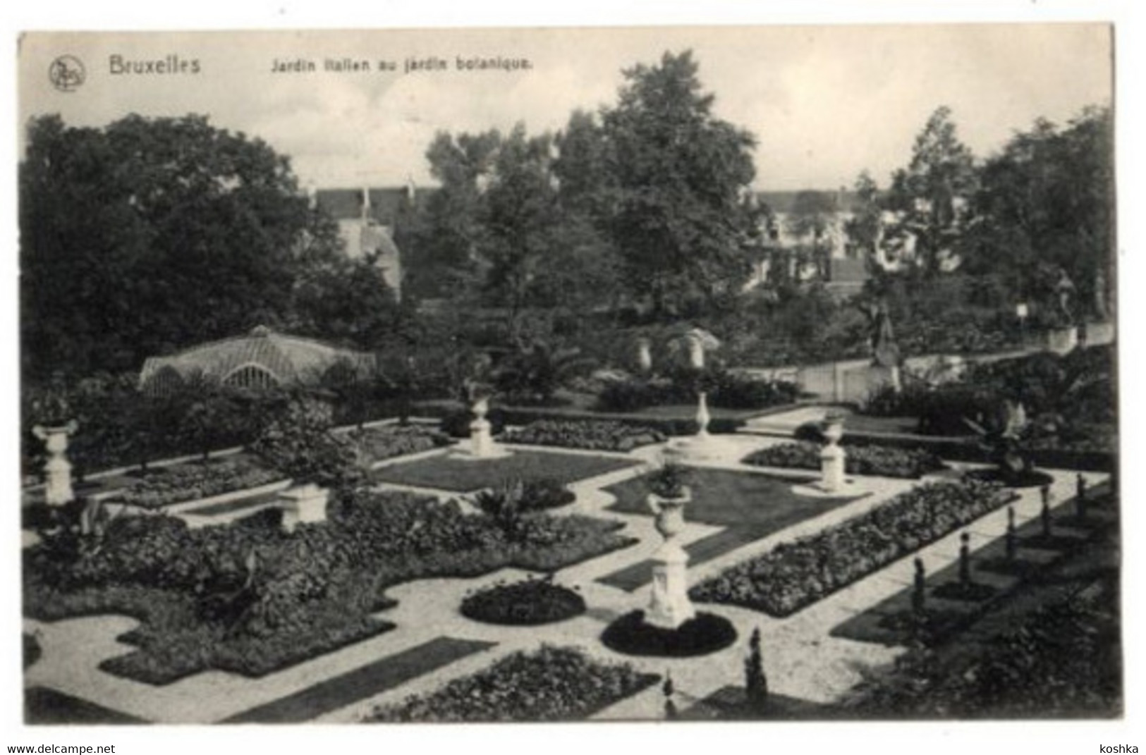 BRUXELLES - Brussel - Jardin Italien Au Jardin Botanique - 1913 - Nels Série 1 No 185 - Forêts, Parcs, Jardins