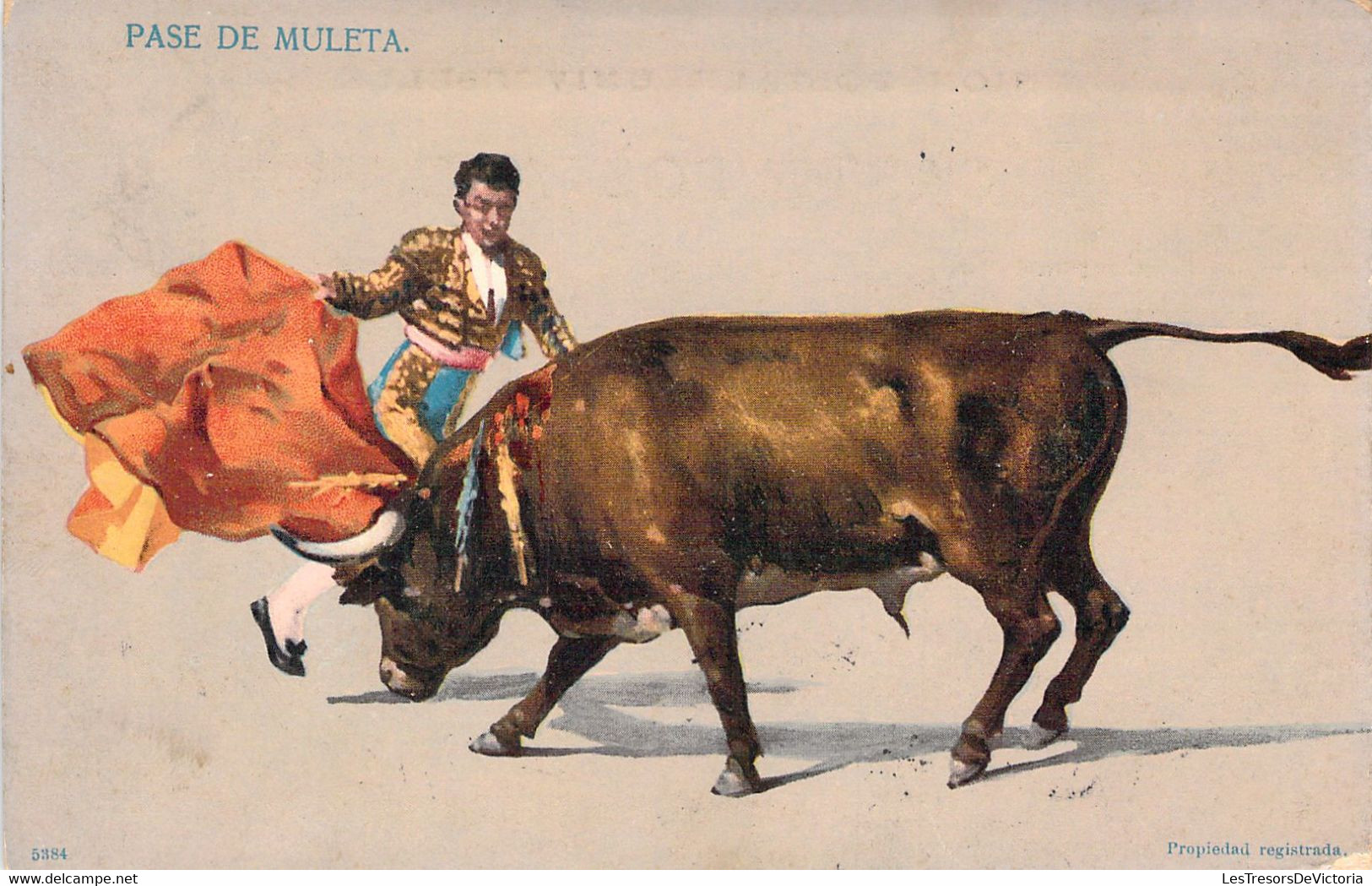 CPA - CORRIDA - Pase De Muleta - 5384 - - Stierkampf