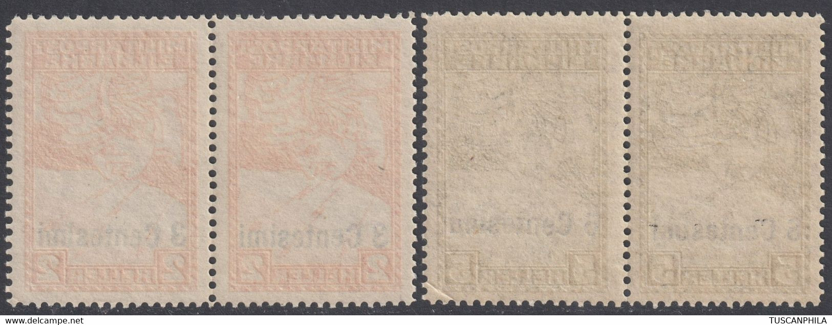 Espressi Serie Completa In Coppia Sass S.4 MNH** Cv 300 - Occ. Autrichienne