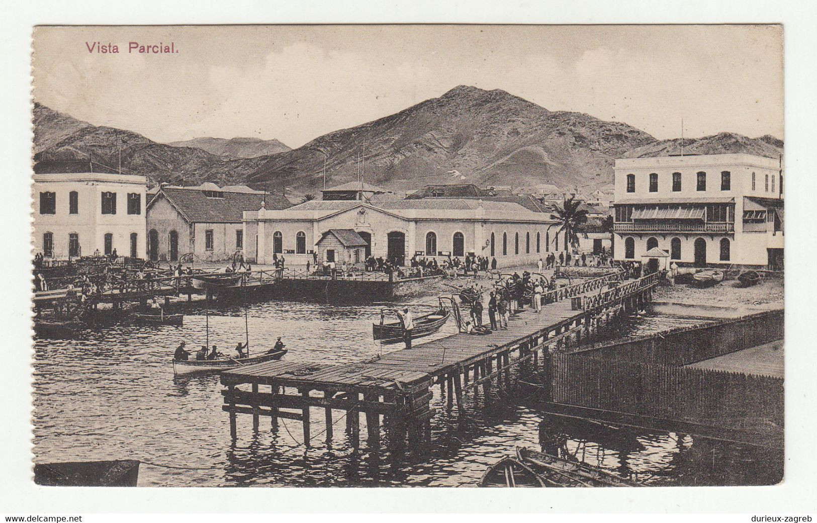 Vista Parcial Sao Vicente Cape Cabo Verde Old Postcard Posted 1931 B221201 - Cap Vert