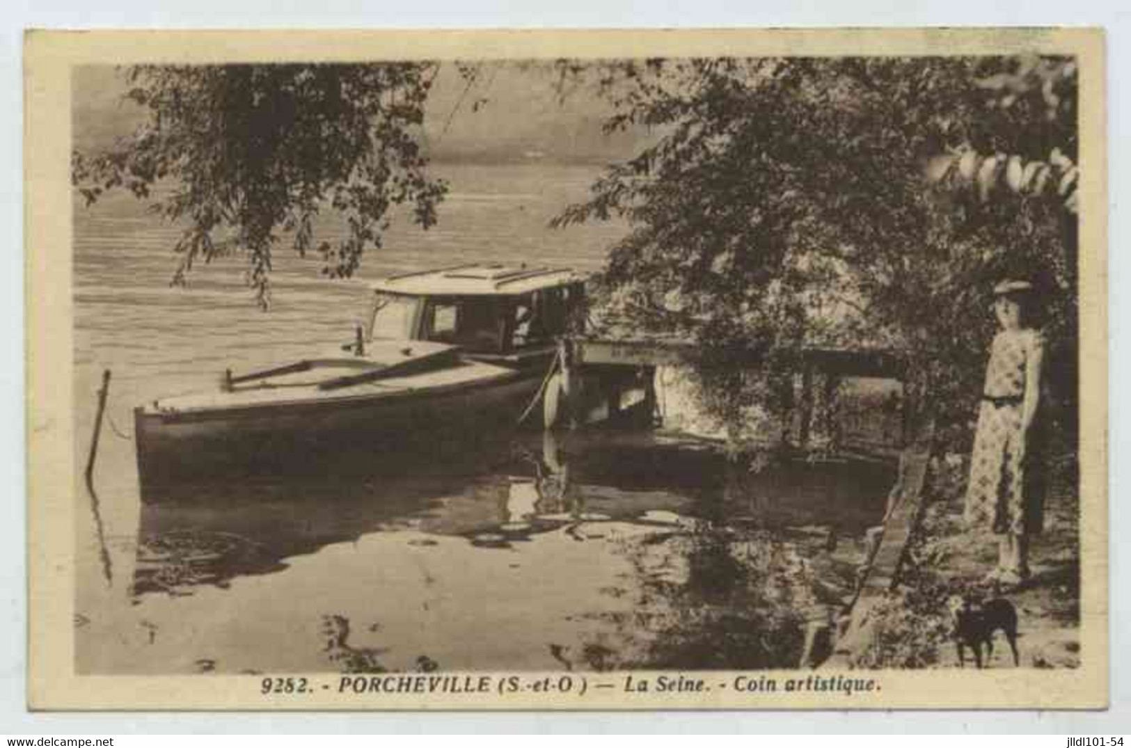 Porcheville, La Seine, Coin Artistique - Porcheville