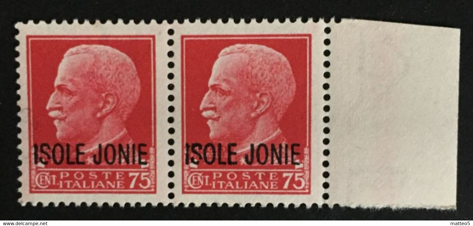 1941 - Italia - Occupazione Isole Jonie - Cent 75 - Coppia - Nuovi - Îles Ioniennes