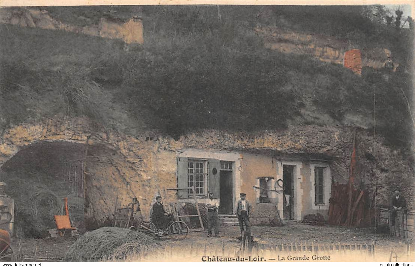 Château Du Loir    72       Habitat Troglodyte.  La Grande Grotte     (voir Scan) - Chateau Du Loir