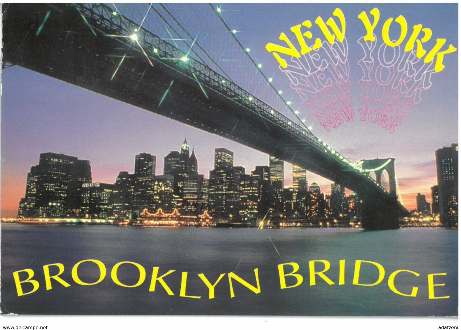 BR1796 U.S.A. New York Brooklyn Bridge Viaggiata Verso Roma - Brooklyn