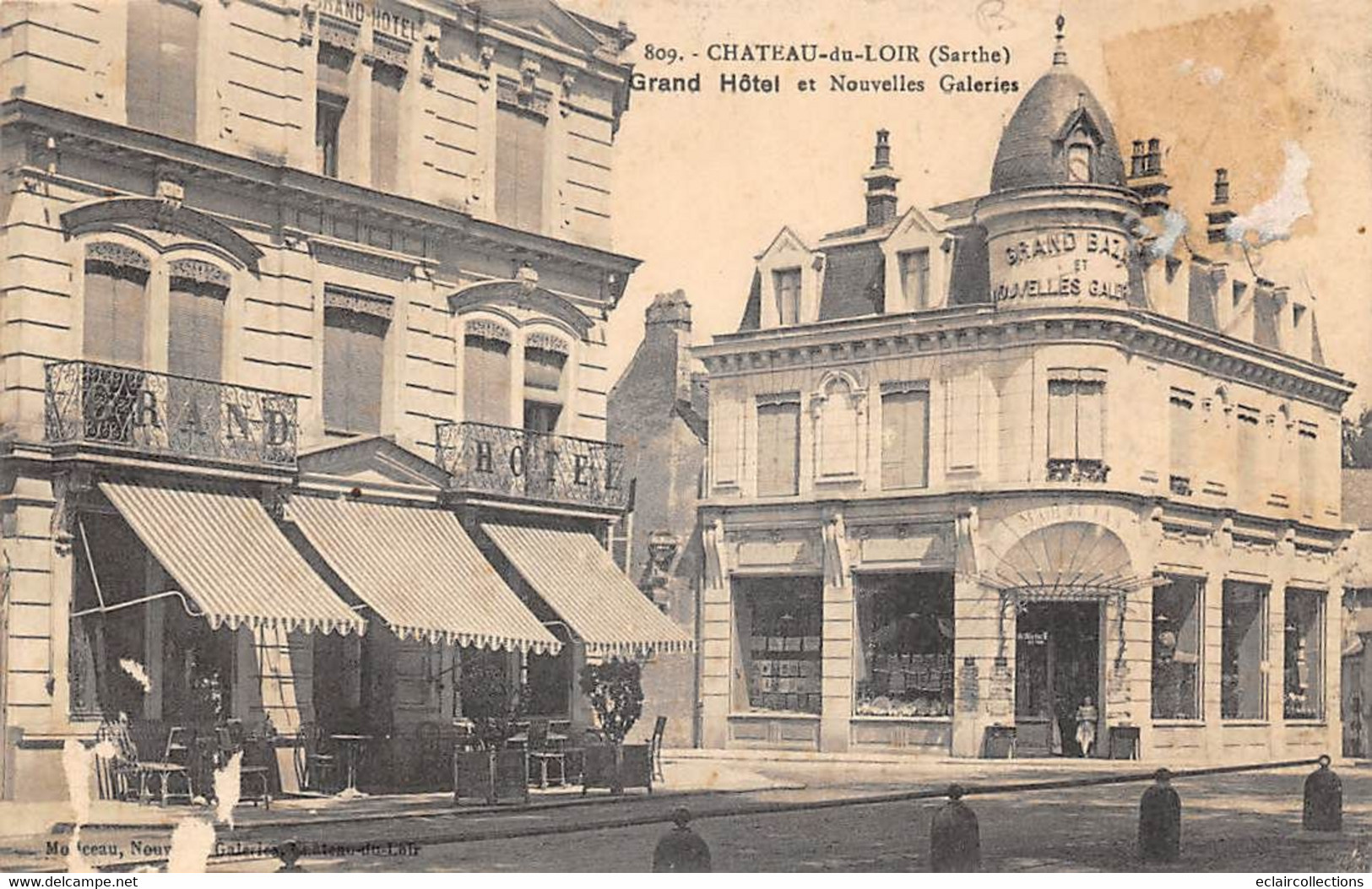 Château Du Loir      72       Grans Hôtel Et Nouvelles Galeries         (voir Scan) - Chateau Du Loir