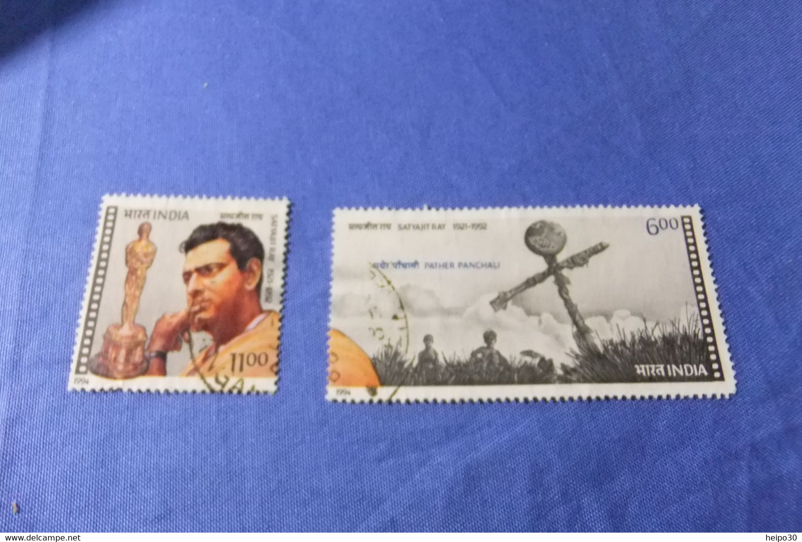 India 1994 Michel 1417 - 1418 Satyajit Ray - Used Stamps