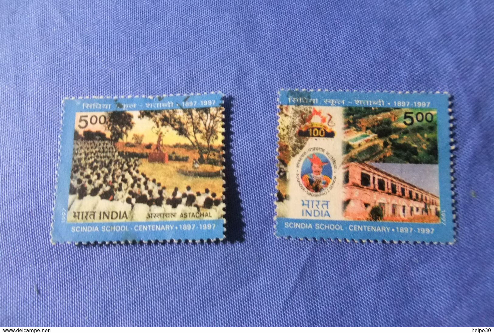 India 1997 Michel 1581 - 1582 Scindia Schule - Used Stamps